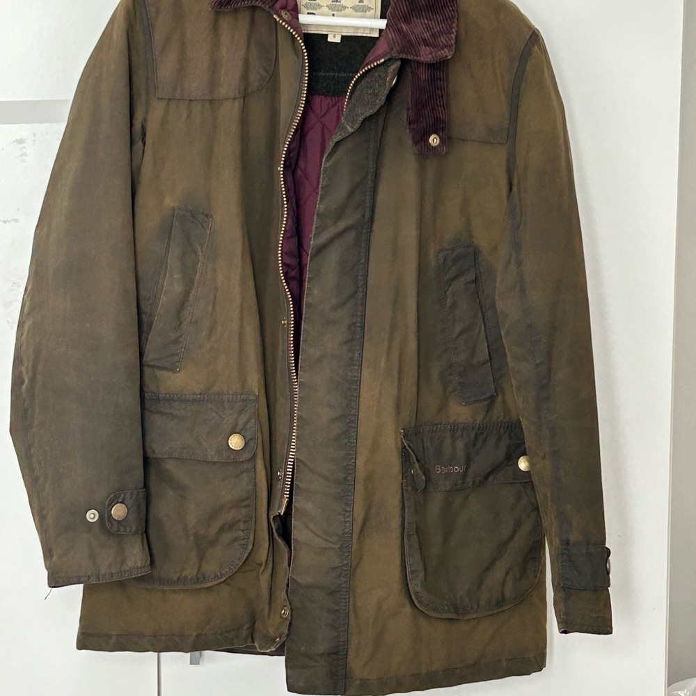Barbour Olive Green Military Field Jacket